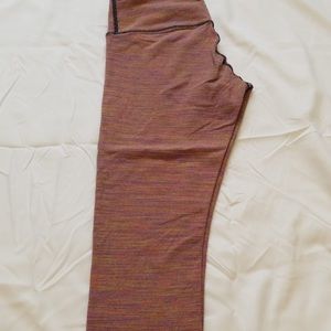 Lululemon colorful strip crop